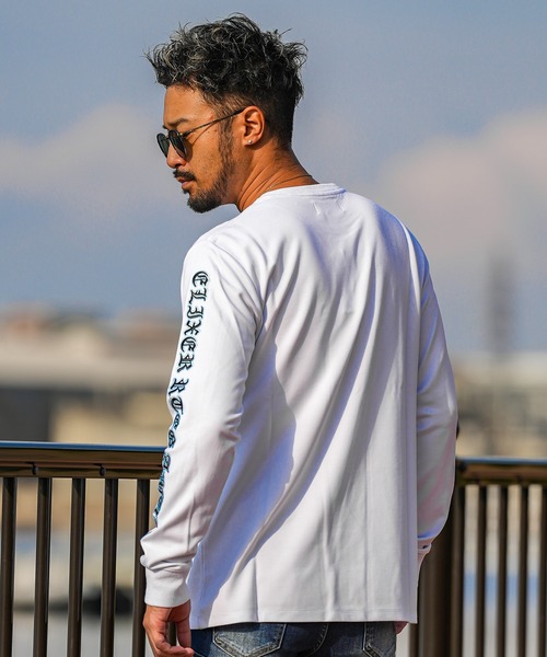 adamsJUGGLER（アダムスジャグラー） 「RTEG」長袖Tシャツ L ホワイト