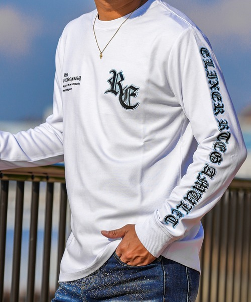 adamsJUGGLER（アダムスジャグラー） 「RTEG」長袖Tシャツ L ホワイト
