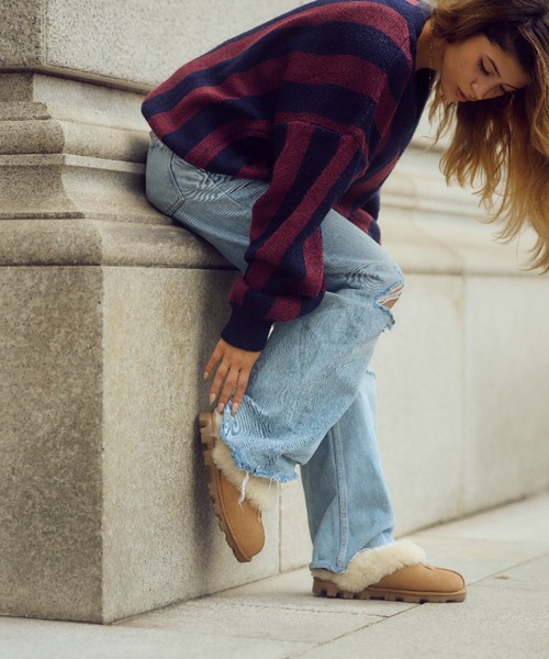 「UGG」 フラットサンダル 23cm ブラウン レディース_画像5