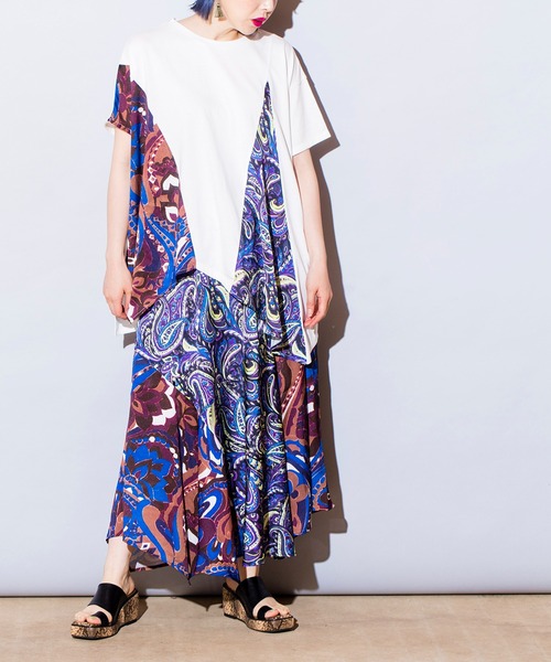 「OSMOSIS」 半袖カットソー ONE SIZE ベージュ レディース_画像3