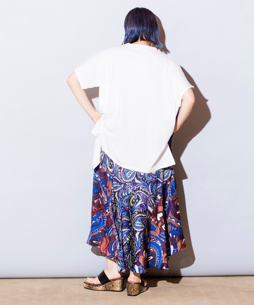 「OSMOSIS」 半袖カットソー ONE SIZE ベージュ レディース_画像5