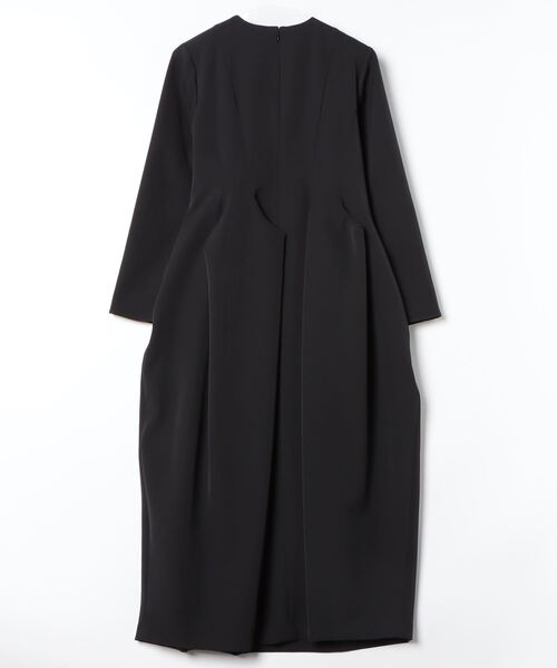 「MARW UNITED ARROWS」 長袖ワンピース 38 ブラック レディース_画像2