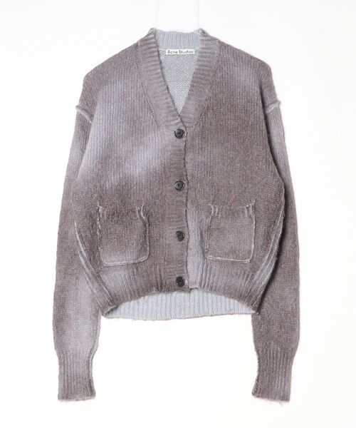 Acne Studios グレー カーディガン XS Acne Studios（アクネ ストゥディオズ） ニットカーディガン X-SMALL