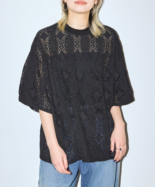 CITYSHOP（シティショップ） tシャツ 「追加3」LACE Tシャツ