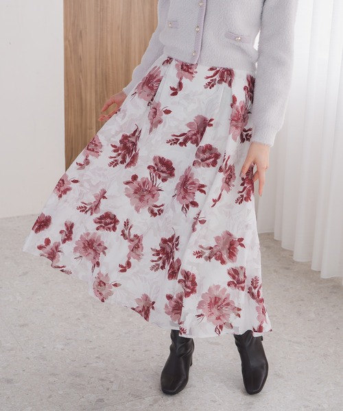 「MISCH MASCH」 フレアスカート S グレー レディース_画像6