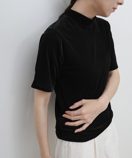 select MOCA（セレクトモカ） tシャツ 半袖 プチハイネックライト