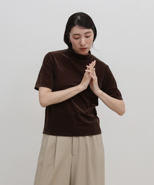 select MOCA（セレクトモカ） tシャツ 半袖 プチハイネックライト