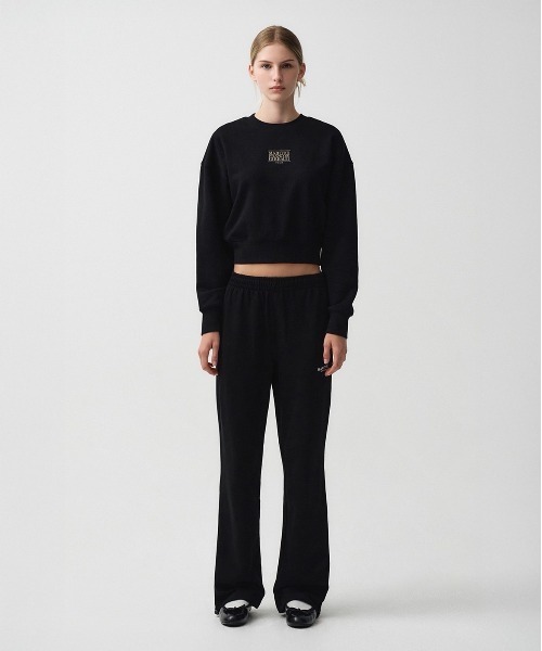 「MARITHE + FRANCOIS GIRBAUD」 スウェットカットソー MEDIUM ブラック レディース_画像3