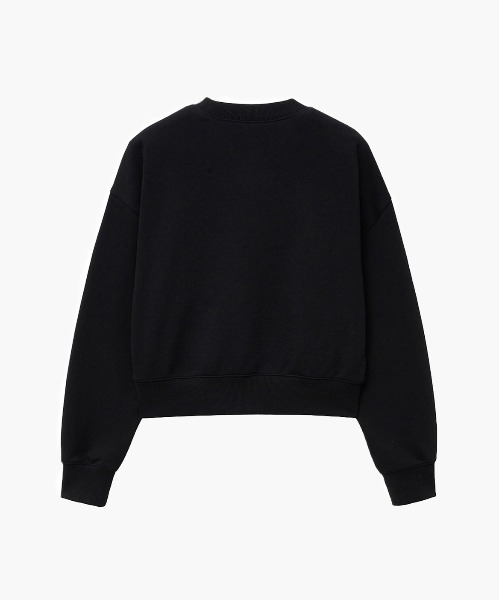 「MARITHE + FRANCOIS GIRBAUD」 スウェットカットソー MEDIUM ブラック レディース_画像5