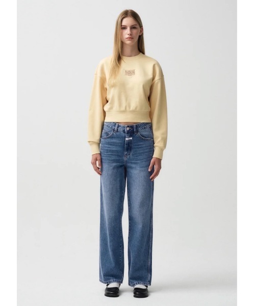 「MARITHE + FRANCOIS GIRBAUD」 スウェットカットソー MEDIUM ブラック レディース_画像8