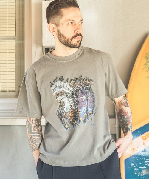 「MR.OLIVE」 半袖Tシャツ LARGE グレー メンズ_画像5