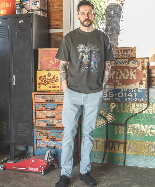 「MR.OLIVE」 半袖Tシャツ LARGE グレー メンズ_画像8
