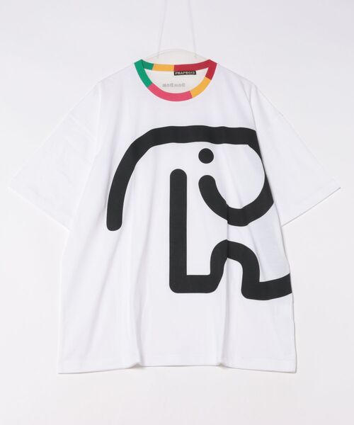 「FRAPBOIS」 半袖Tシャツ「domdomコラボ」 1 ホワイト レディース_画像2