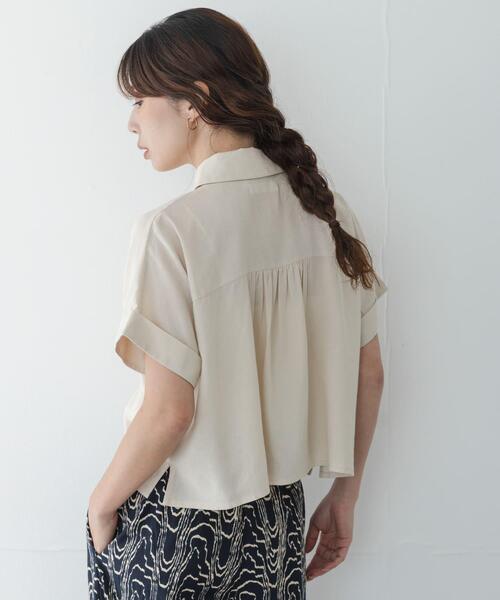 URBAN RESEARCH Sonny Label リネンシャツ ブラウス シャツ 半袖 