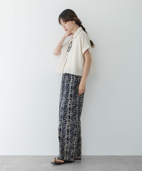 URBAN RESEARCH Sonny Label リネンシャツ ブラウス シャツ 半袖 