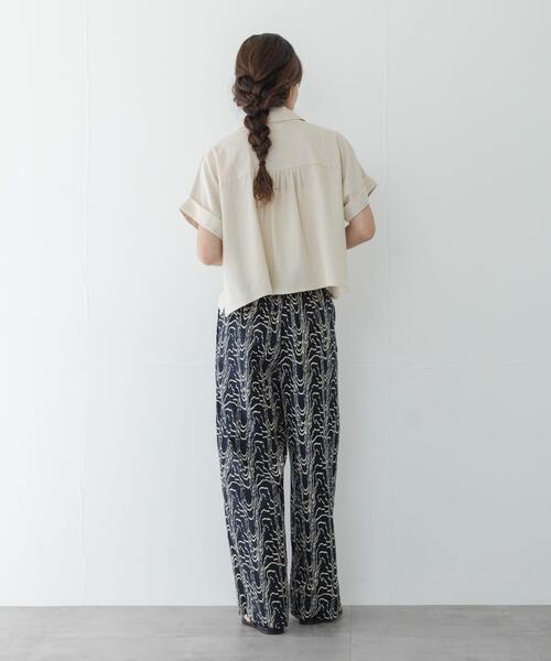URBAN RESEARCH Sonny Label リネンシャツ ブラウス シャツ 半袖
