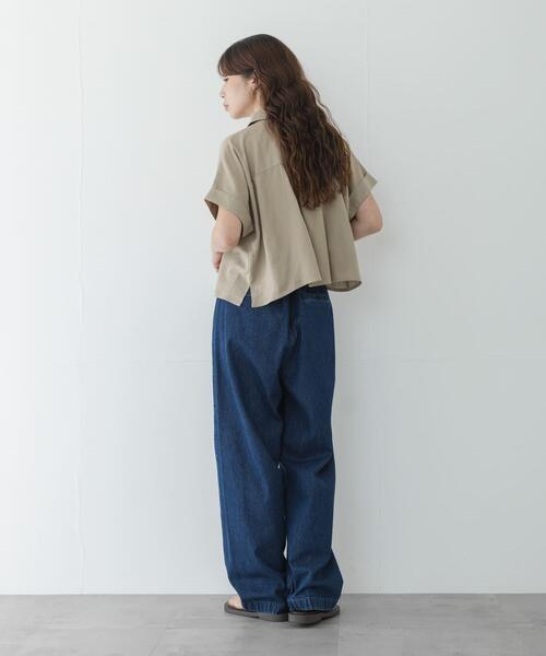 URBAN RESEARCH Sonny Label リネンシャツ ブラウス シャツ 半袖