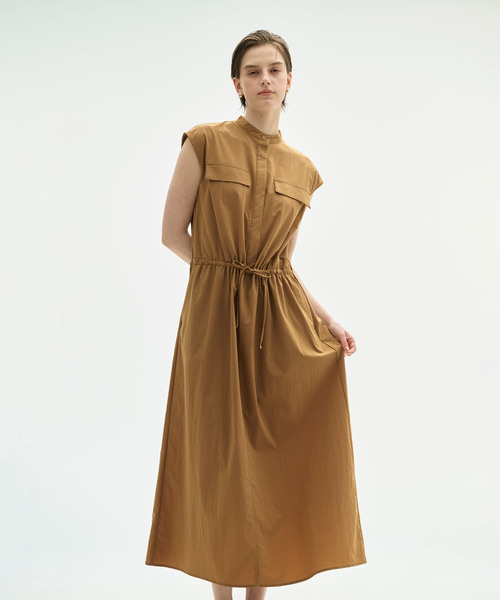 ワンピース 070 N.O.R.C ワンピース ナイロンタスランサファリワンピース「AIRY MOTION