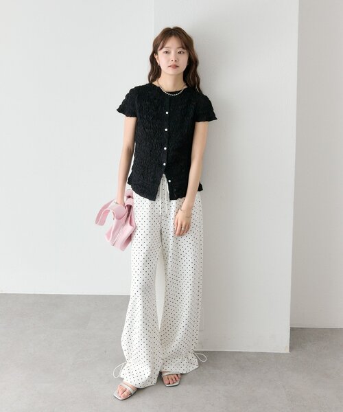 「mystic」 スウェットパンツ 0 ネイビー レディース_画像6