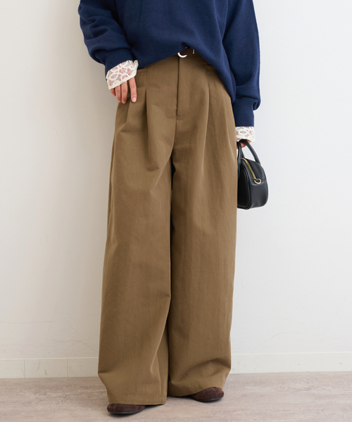 HYKE（ハイク） チノパンツ 1 ブラウン レディース : ZOZOTOWN Yahoo