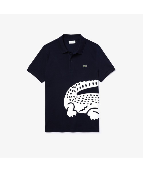 LACOSTE 幾何学模様 ポロシャツ Mサイズ LACOSTE 幾何学模様 ポロシャツ US S - メルカリ