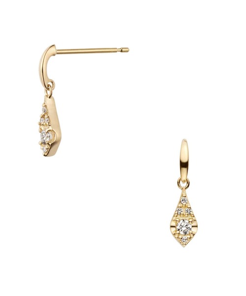 【美品】ヴァンドーム青山 ピアス　ダイヤモンド　イエローゴールド　K18 VENDOME AOYAMA ピアス K18イエローゴールド エクセレント
