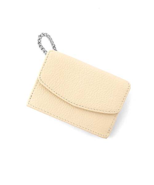 ⚮̈ミナペルホネン　anemone beige コンパクトウォレット　ミニ財布 ANEMONE（アネモネ） ミニ 財布 三つ折りレザーミニウォレット