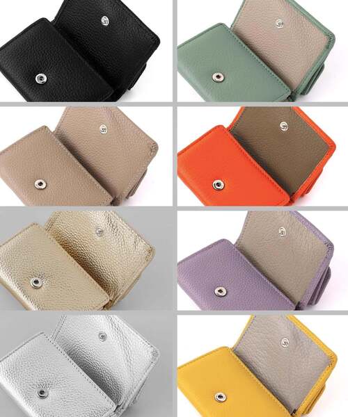 ANEMONE（アネモネ） ミニ 財布 三つ折りレザーミニウォレット