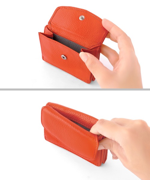 ANEMONE（アネモネ） 財布 三つ折りレザーミニウォレット レディース