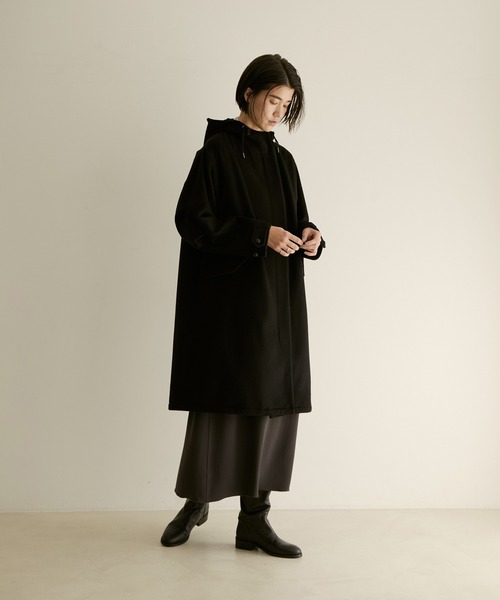 SALON adam et rope' コート モッズコート ウールカシミヤモッズ