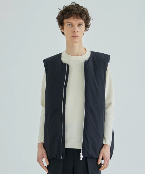 全て国内の正規代理店 ダウンベスト ダウン NY TAFFETA COLLARLESS DOWN VEST