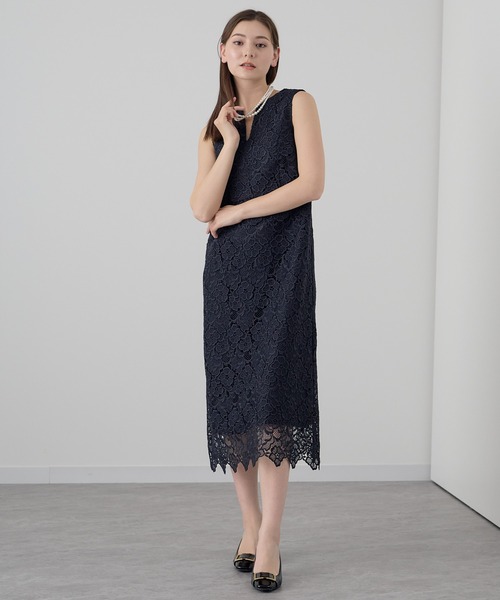 ANAYI ワンピース アネモネレースジャンパースカート : ZOZOTOWN