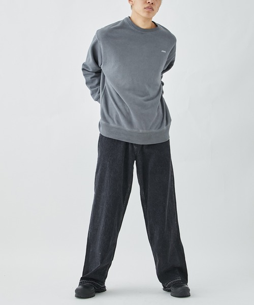 JieDa トレーナー スウェット OVERDYE EMBROIDERY SWEAT CREW