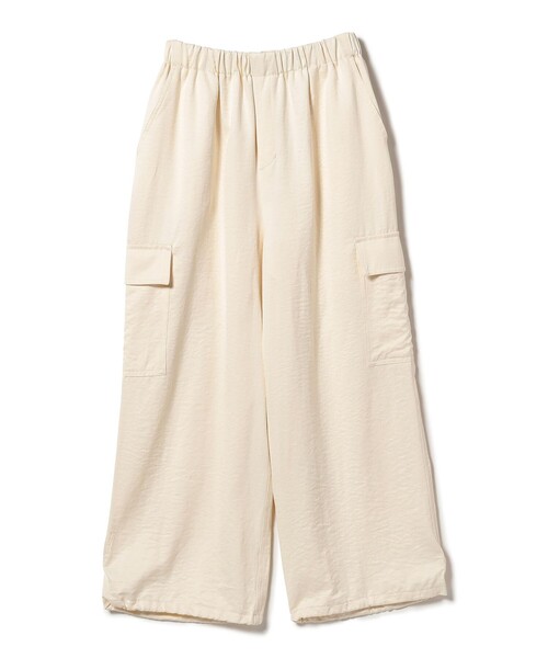 bming by BEAMS サテンカーゴパンツ 25SS B：MING by BEAMS カーゴパンツ サテン カーゴ パンツ
