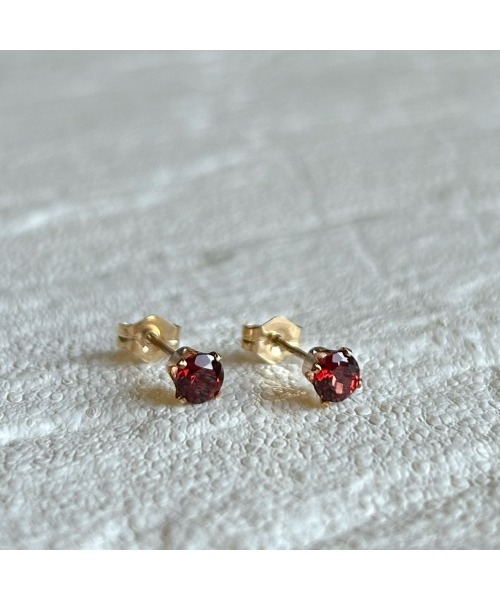 ピアス 「mastea」14KGF/天然石スタッドピアス(MA) レディースの画像