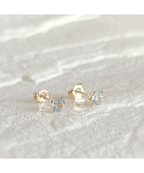 ピアス 「mastea」14KGF/天然石スタッドピアス(MA) レディースの画像