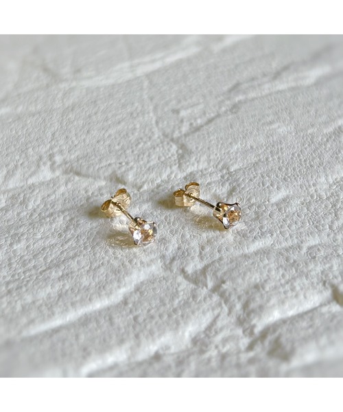 ピアス 「mastea」14KGF/天然石スタッドピアス(MA) レディースの画像