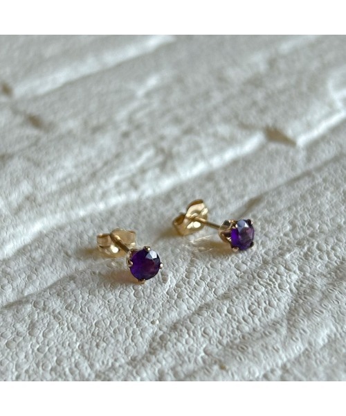ピアス 「mastea」14KGF/天然石スタッドピアス(MA) レディースの画像