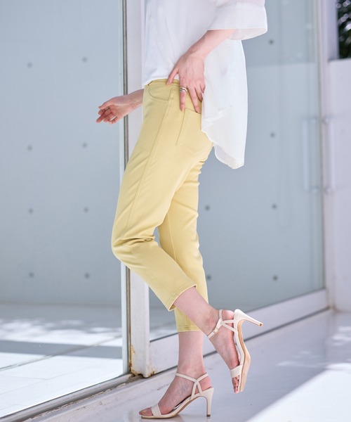 BELLUNA PLUS（ベルーナプラス） パンツ 美ストレッチアンクル丈