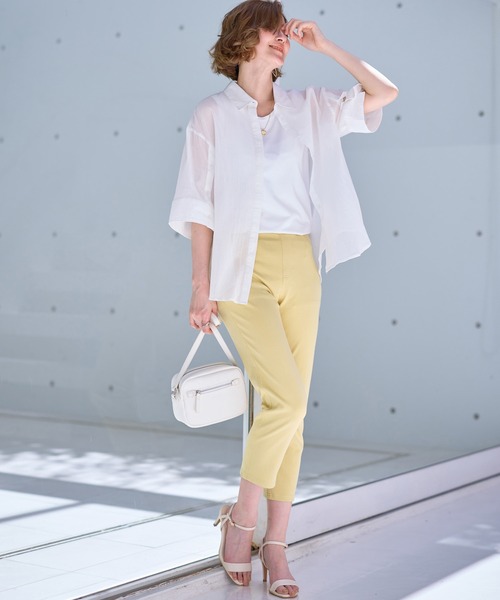 BELLUNA PLUS（ベルーナプラス） パンツ 美ストレッチアンクル丈