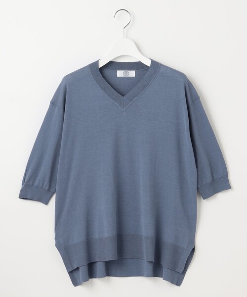 ニット セーター 「洗える」COTTON LINEN Vネック ニット レディース ニット セーター 「洗える」COTTON LINEN Vネック レディース