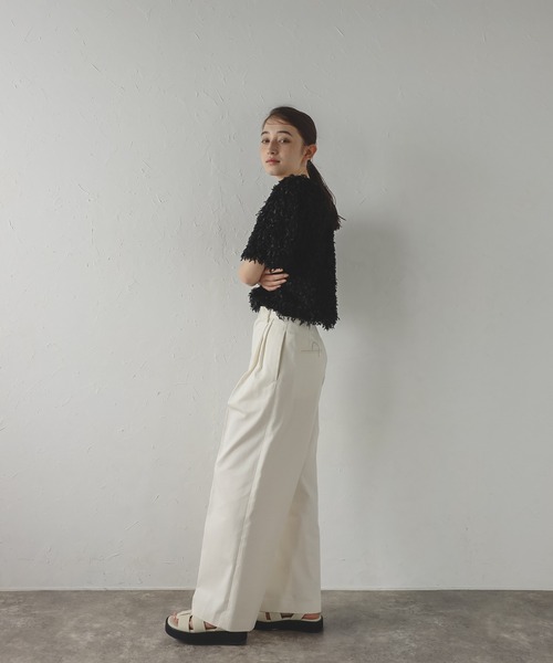 MINERTE tシャツ 「MINERTE」fringe tops / フリンジトップス