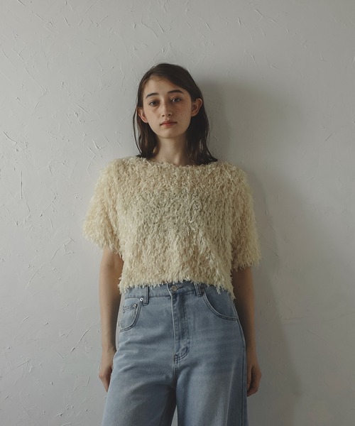 フリンジTシャツ MINERTE tシャツ 「MINERTE」fringe tops / フリンジトップス