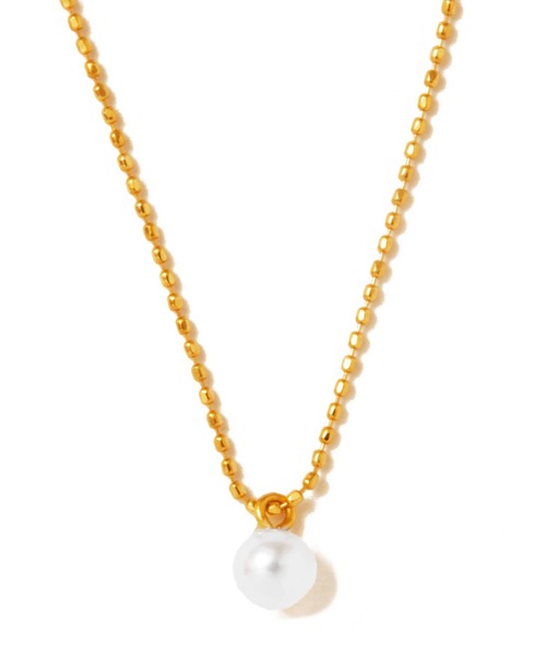 Les bonbonパールネックレス les bonbon ネックレス 「les bonbon」cocoon pearl necklace WH