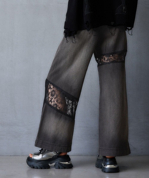 HARE ジーンズ デニム デニムパンツ 「EDGY MODE」レース