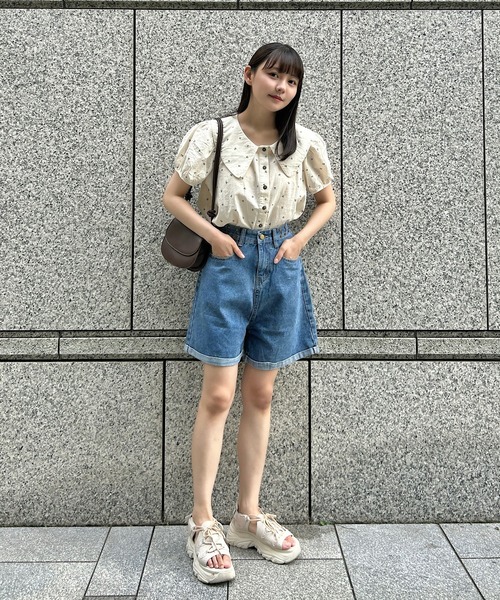 最終お値下げ【超希少】d.i.a. ショートデニムパンツ ラメヒョウ柄 d.i.a（ショートパンツ）のフリマアイテム一覧