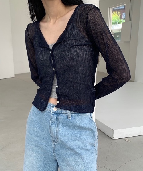 カーディガン リンクルシアーカーディガン レディース Didot.showroom カーディガン リンクルシアーカーディガン