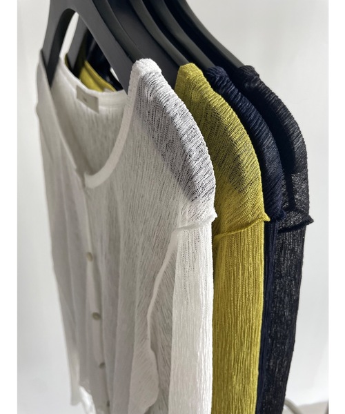 Didot.showroom カーディガン リンクルシアーカーディガン
