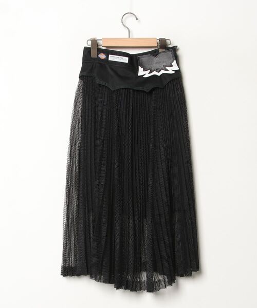 TOGA」 プリーツスカート「Dickiesコラボ」 36 ブラック  