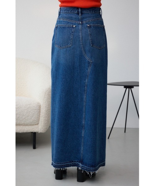  jeans 総柄　デニムスカート AZUL BY MOUSSY（アズールバイマウジー） デニムスカート AZUL DENIM